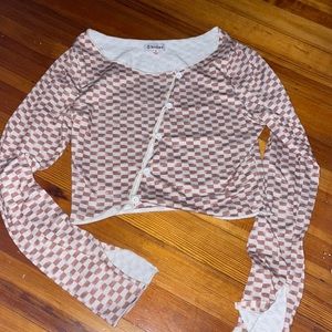 12th Tribe checkered top